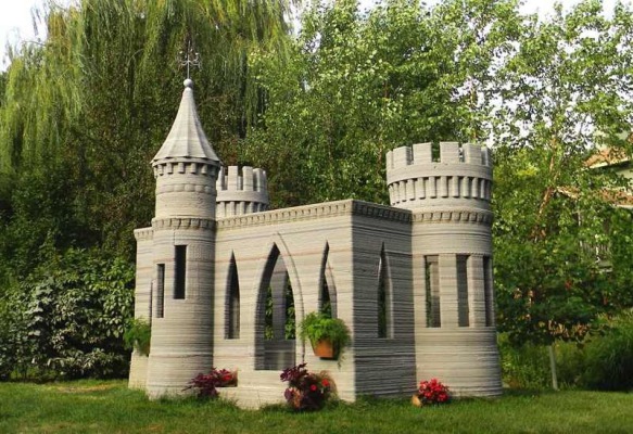 ایجاد یک قلعه با پرینت سه بعدی ساختمان 